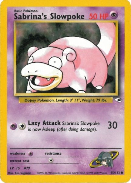 Sabrina's Slowpoke (95/132) [Gym Heroes Unlimited] | Exor Games Bridgewater