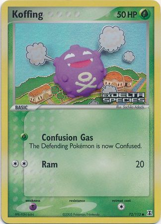 Koffing (72/113) (Stamped) [EX: Delta Species] | Exor Games Bridgewater