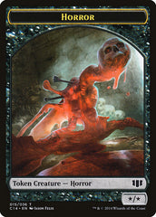 Horror // Zombie (016/036) Double-sided Token [Commander 2014 Tokens] | Exor Games Bridgewater