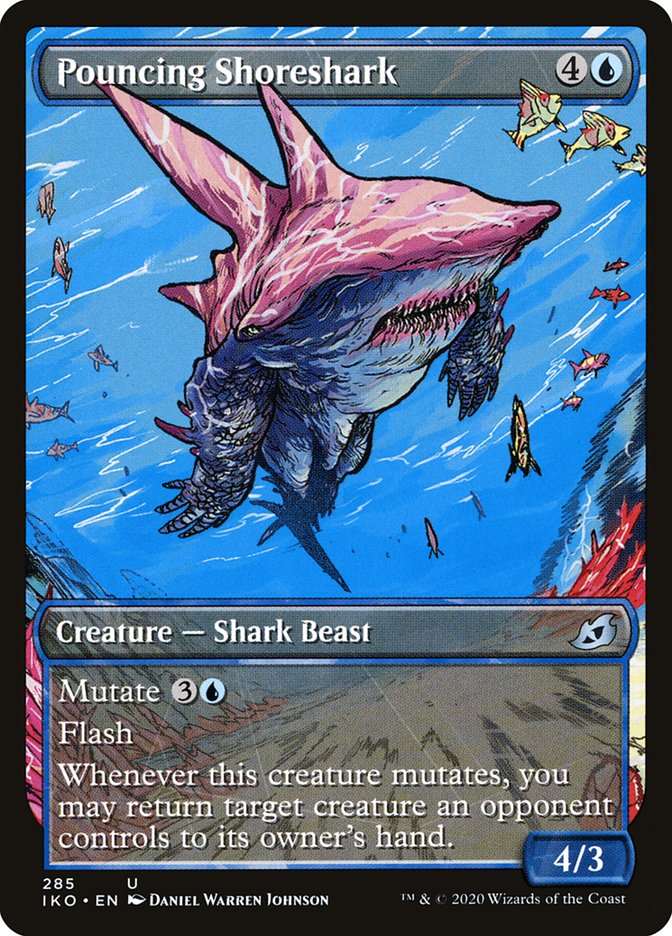 Pouncing Shoreshark (Showcase) [Ikoria: Lair of Behemoths] | Exor Games Bridgewater