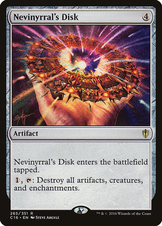 Nevinyrral's Disk [Commander 2016] | Exor Games Bridgewater