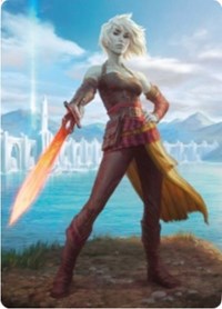 Nahiri, Heir of the Ancients 1 Art Card [Zendikar Rising Art Series] | Exor Games Bridgewater