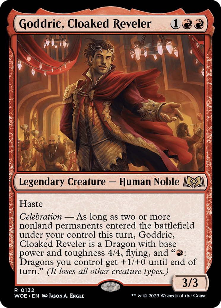 Goddric, Cloaked Reveler [Wilds of Eldraine] | Exor Games Bridgewater