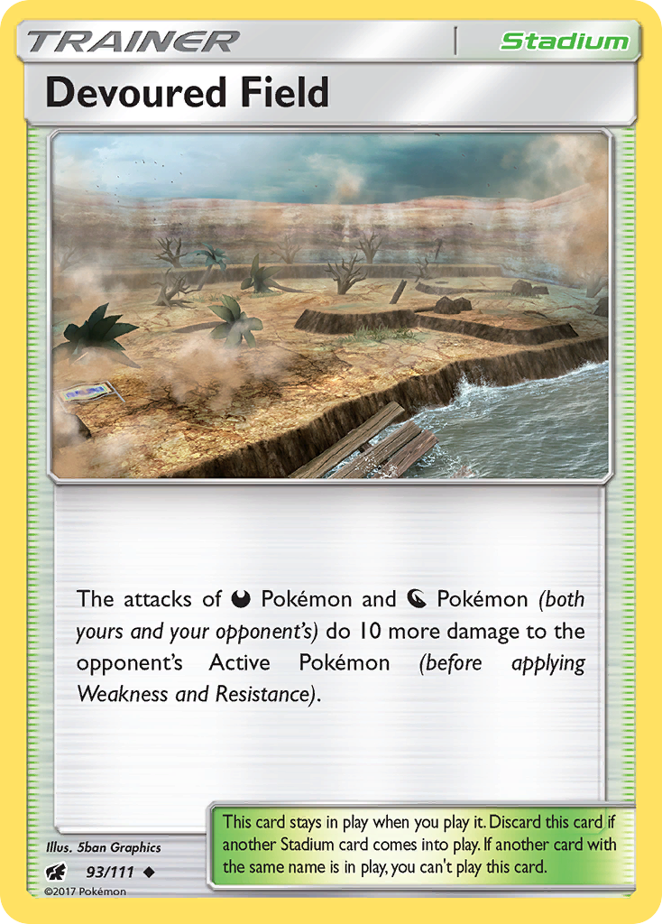 Devoured Field (93/111) [Sun & Moon: Crimson Invasion] | Exor Games Bridgewater