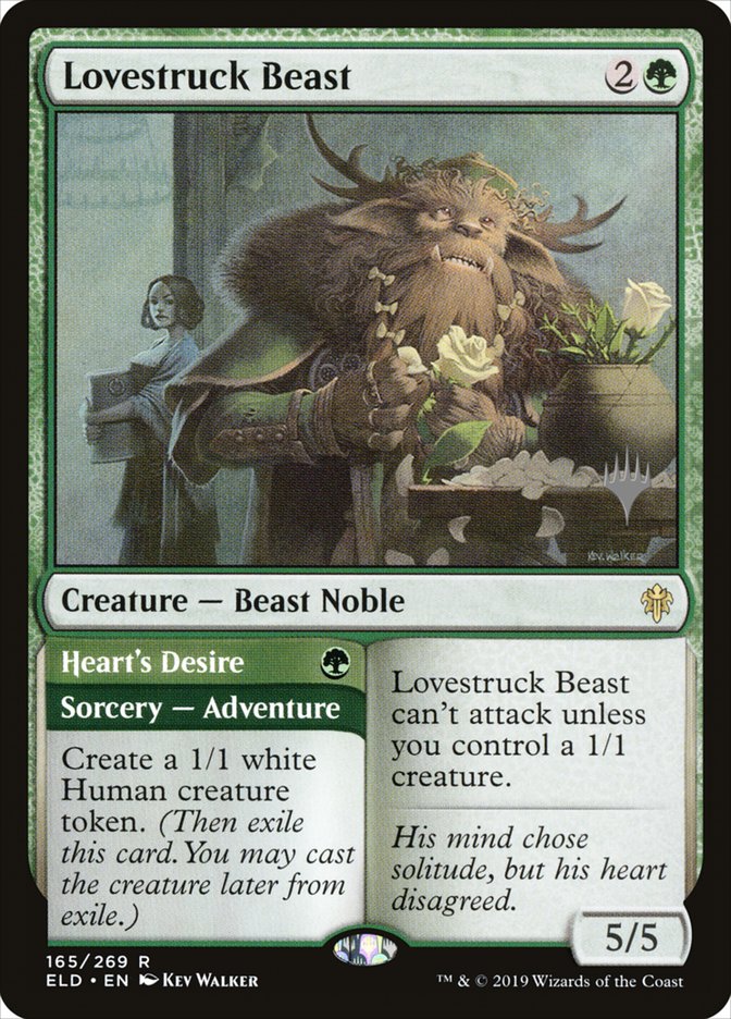 Lovestruck Beast // Heart's Desire (Promo Pack) [Throne of Eldraine Promos] | Exor Games Bridgewater