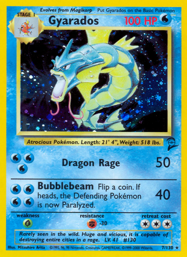 Gyarados (7/130) [Base Set 2] | Exor Games Bridgewater