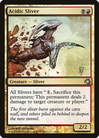 Acidic Sliver [Premium Deck Series: Slivers] | Exor Games Bridgewater