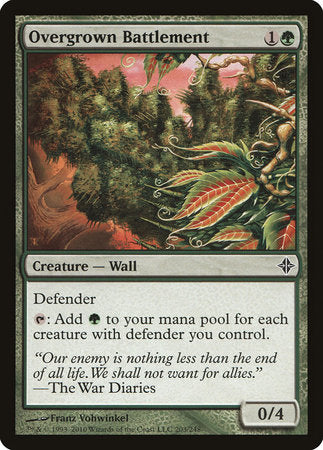 Overgrown Battlement [Rise of the Eldrazi] | Exor Games Bridgewater