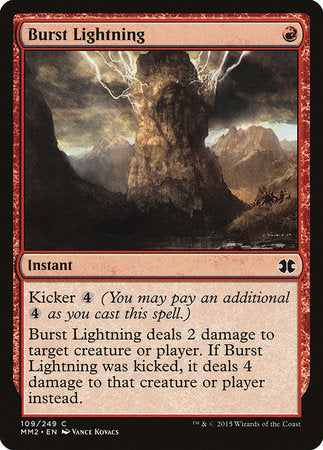 Burst Lightning [Modern Masters 2015] | Exor Games Bridgewater