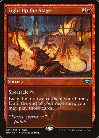 Light Up the Stage [Ravnica Allegiance Promos] | Exor Games Bridgewater