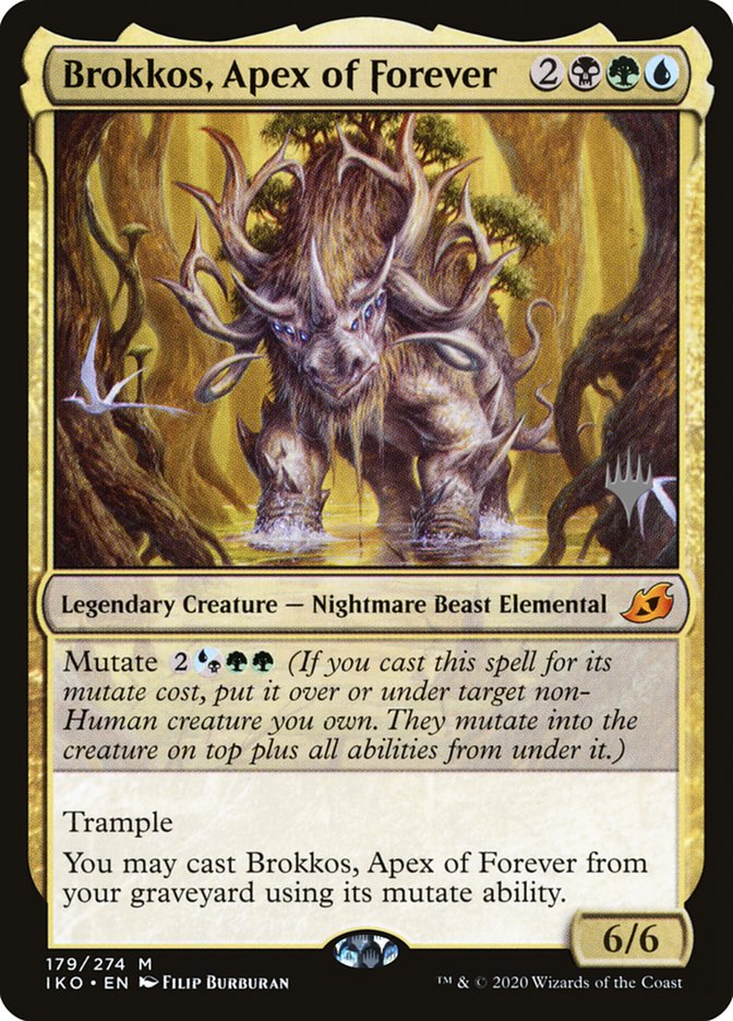 Brokkos, Apex of Forever (Promo Pack) [Ikoria: Lair of Behemoths Promos] | Exor Games Bridgewater