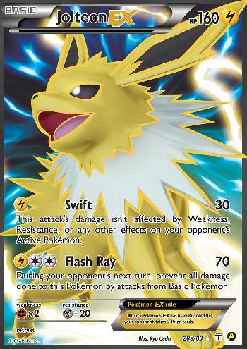 Jolteon EX (28a/83) (Alternate Art Promo) [XY: Generations] | Exor Games Bridgewater