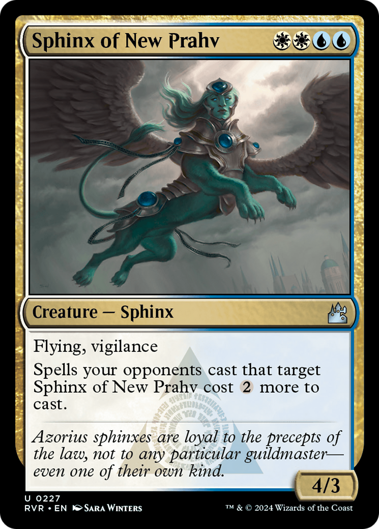 Sphinx of New Prahv [Ravnica Remastered] | Exor Games Bridgewater