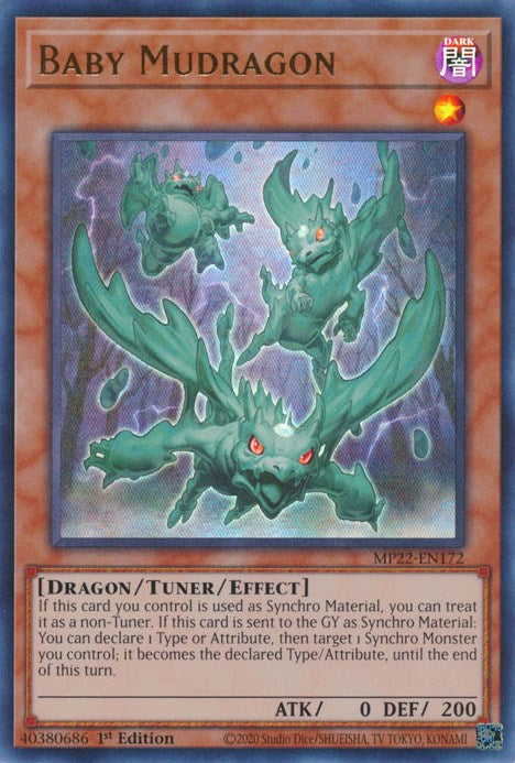 Baby Mudragon [MP22-EN172] Ultra Rare | Exor Games Bridgewater