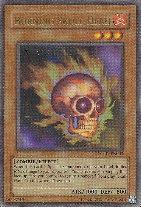 Burning Skull Head [WB01-EN003] Super Rare | Exor Games Bridgewater