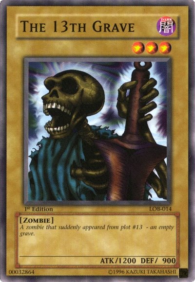 The 13th Grave [LOB-014] Common | Exor Games Bridgewater