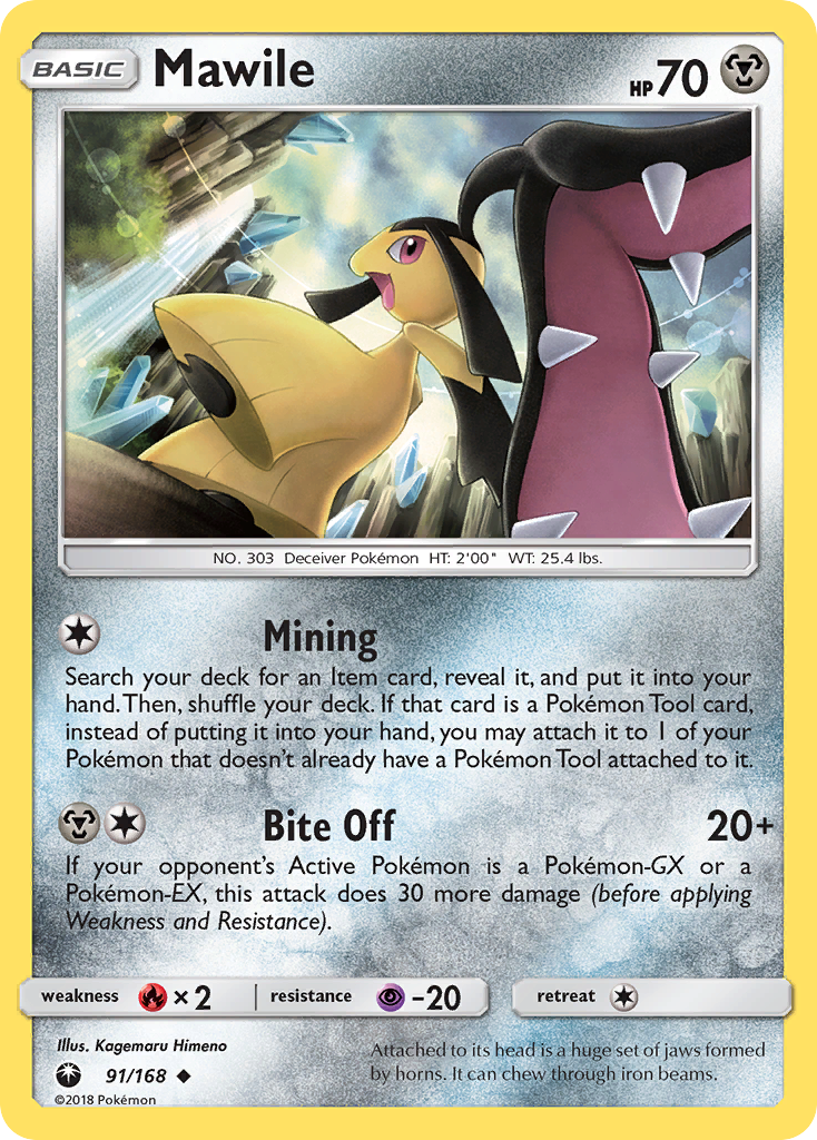 Mawile (91/168) [Sun & Moon: Celestial Storm] | Exor Games Bridgewater