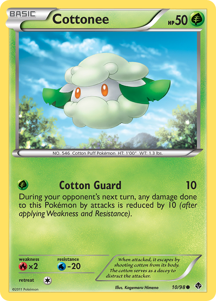 Cottonee (10/98) [Black & White: Emerging Powers] | Exor Games Bridgewater