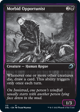 Morbid Opportunist [Innistrad: Double Feature] | Exor Games Bridgewater