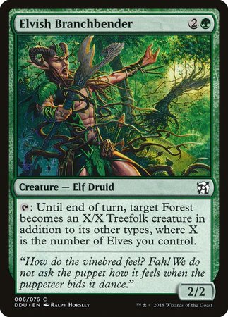 Elvish Branchbender [Duel Decks: Elves vs. Inventors] | Exor Games Bridgewater