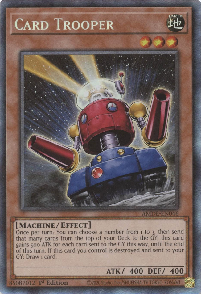 Card Trooper [AMDE-EN046] Collector's Rare | Exor Games Bridgewater