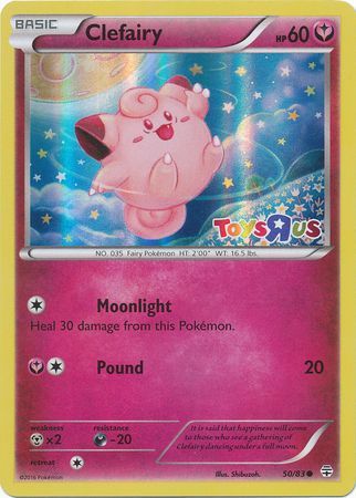 Clefairy (50/83) (Toys R Us Promo) [XY: Generations] | Exor Games Bridgewater