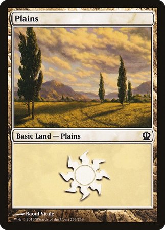 Plains (233) [Theros] | Exor Games Bridgewater