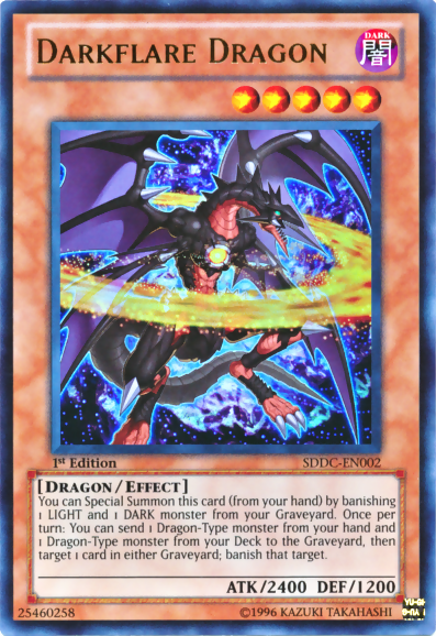 Darkflare Dragon [SDDC-EN002] Ultra Rare | Exor Games Bridgewater