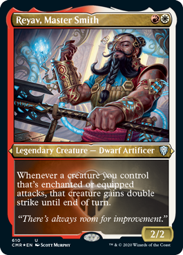Reyav, Master Smith (Foil Etched) [Commander Legends] | Exor Games Bridgewater