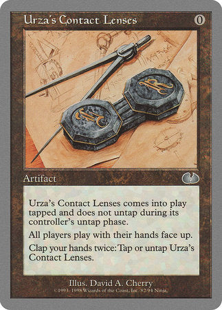 Urza's Contact Lenses [Unglued] | Exor Games Bridgewater