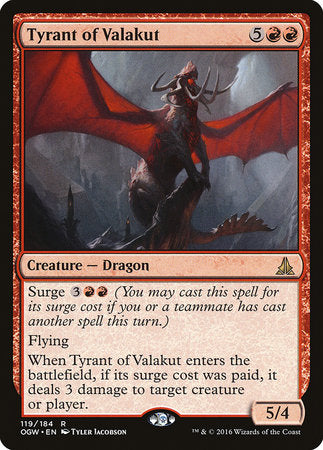 Tyrant of Valakut [Oath of the Gatewatch] | Exor Games Bridgewater