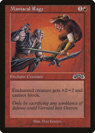 Maniacal Rage [Exodus] | Exor Games Bridgewater