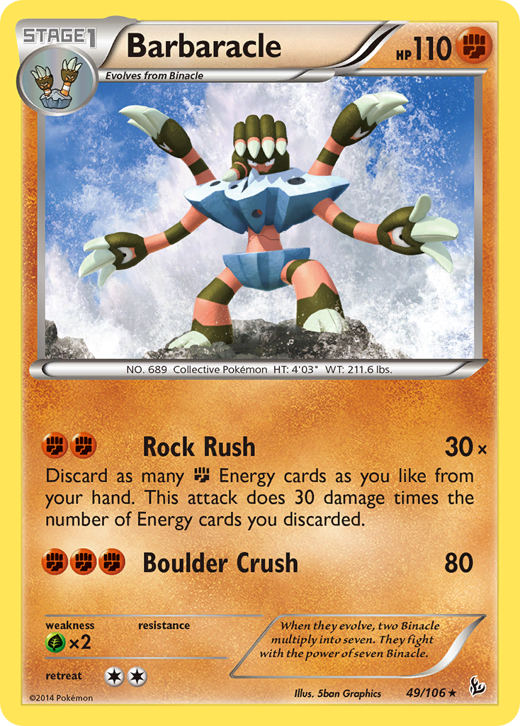 Barbaracle (49/106) [XY: Flashfire] | Exor Games Bridgewater