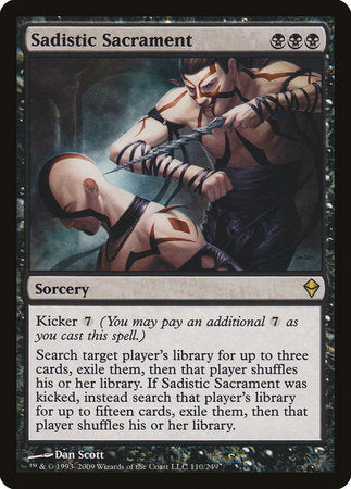 Sadistic Sacrament [Zendikar] | Exor Games Bridgewater