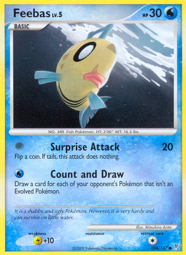 Feebas (104/147) [Platinum: Supreme Victors] | Exor Games Bridgewater