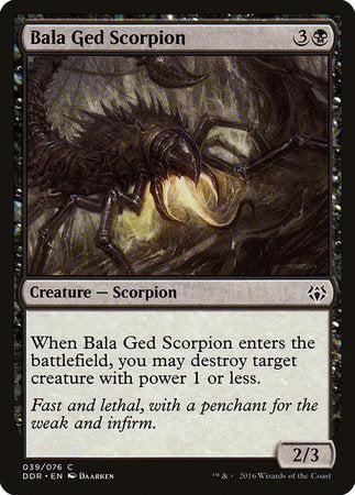 Bala Ged Scorpion [Duel Decks: Nissa vs. Ob Nixilis] | Exor Games Bridgewater