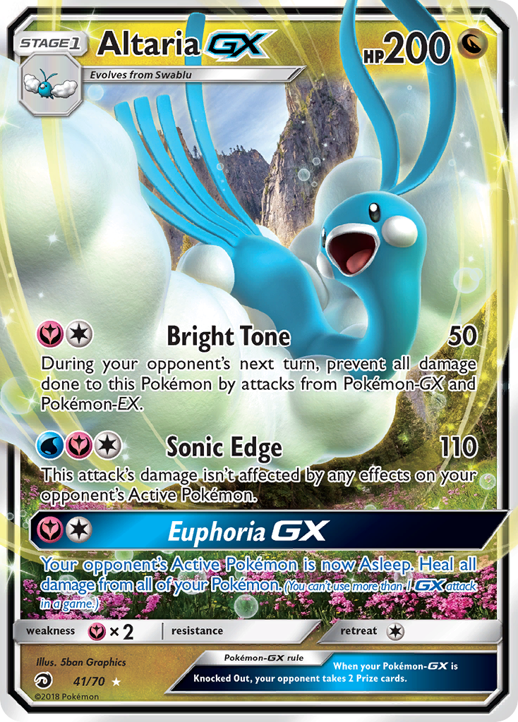 Altaria GX (41/70) [Sun & Moon: Dragon Majesty] | Exor Games Bridgewater