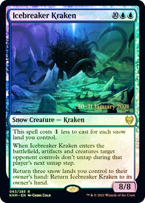 Icebreaker Kraken  [Kaldheim Prerelease Promos] | Exor Games Bridgewater