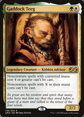 Gaddock Teeg [Ultimate Masters] | Exor Games Bridgewater