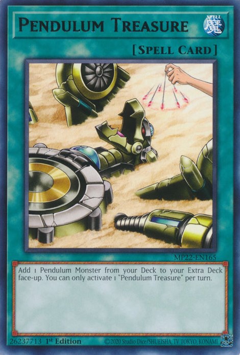 Pendulum Treasure [MP22-EN165] Rare | Exor Games Bridgewater