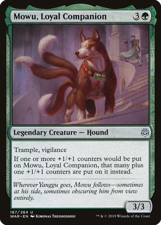Mowu, Loyal Companion [War of the Spark] | Exor Games Bridgewater