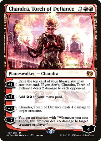 Chandra, Torch of Defiance [Kaladesh Promos] | Exor Games Bridgewater