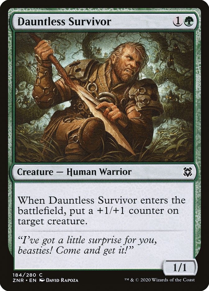 Dauntless Survivor [Zendikar Rising] | Exor Games Bridgewater