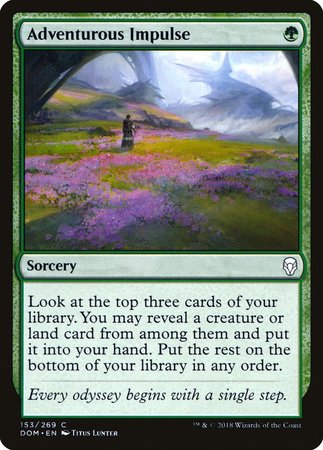 Adventurous Impulse [Dominaria] | Exor Games Bridgewater