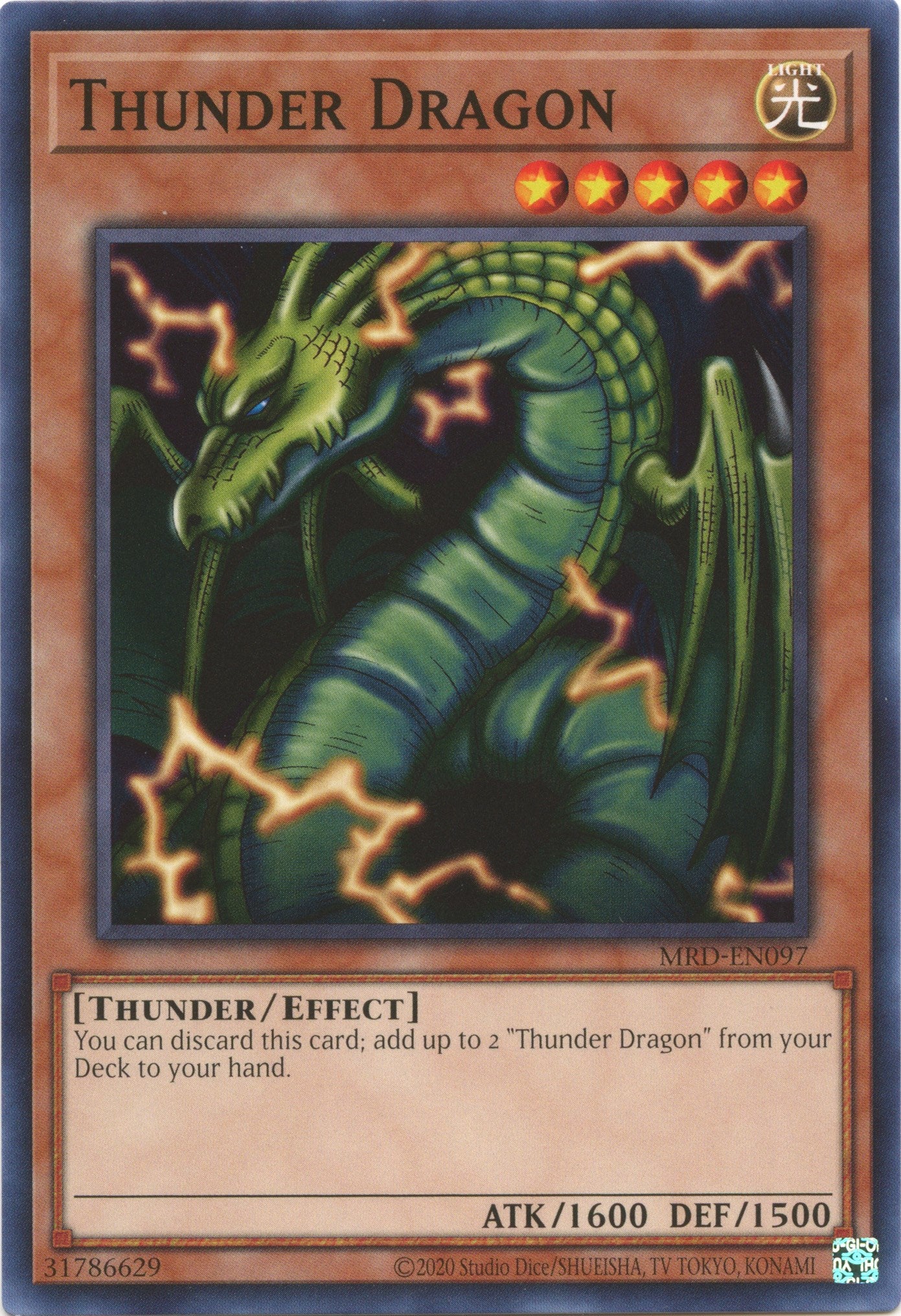 Thunder Dragon (25th Anniversary) [MRD-EN097] Common | Exor Games Bridgewater