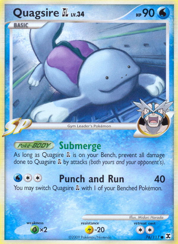 Quagsire GL (76/111) [Platinum: Rising Rivals] | Exor Games Bridgewater