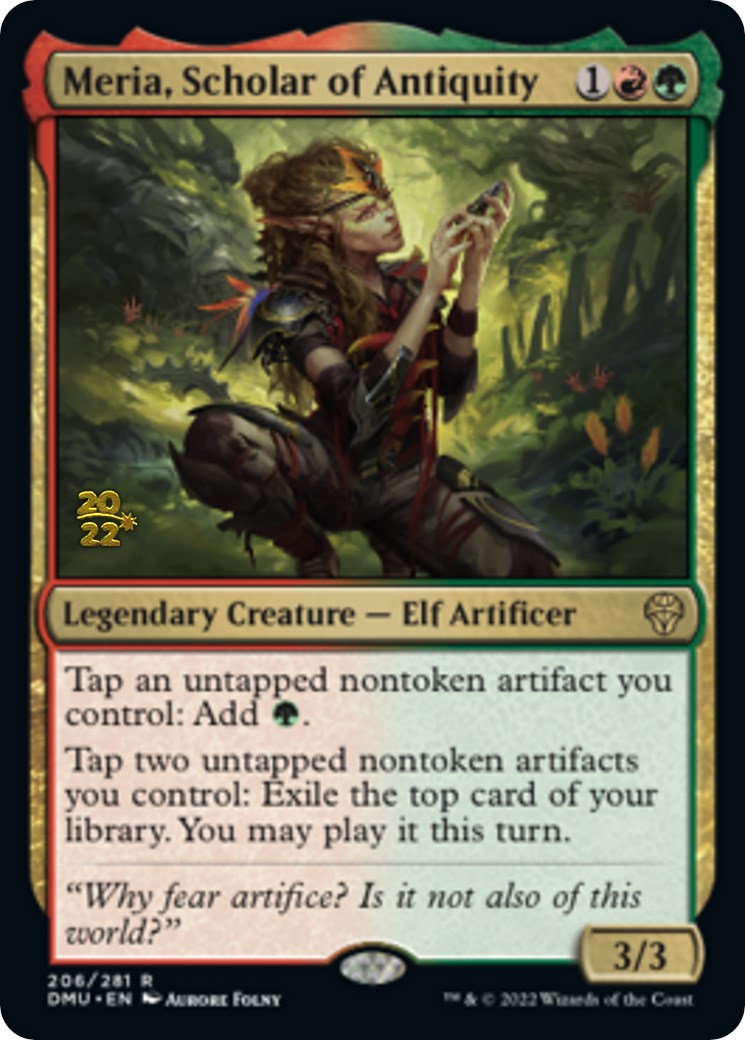 Meria, Scholar of Antiquity [Dominaria United Prerelease Promos] | Exor Games Bridgewater