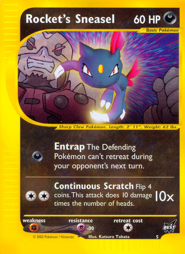 Rocket's Sneasel (5) [Best of Promos] | Exor Games Bridgewater