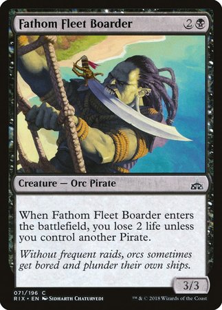 Fathom Fleet Boarder [Rivals of Ixalan] | Exor Games Bridgewater