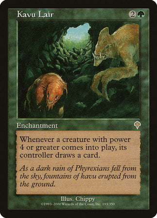 Kavu Lair [Invasion] | Exor Games Bridgewater